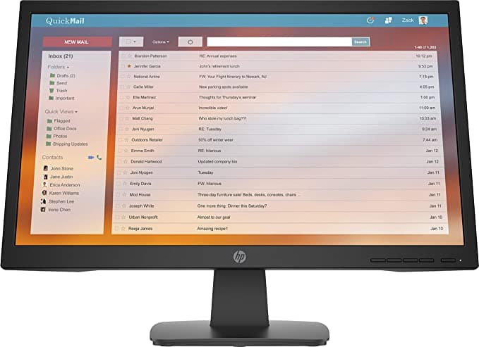 HP P22V G4 FHD 21.5"MONITOR WITH VGA