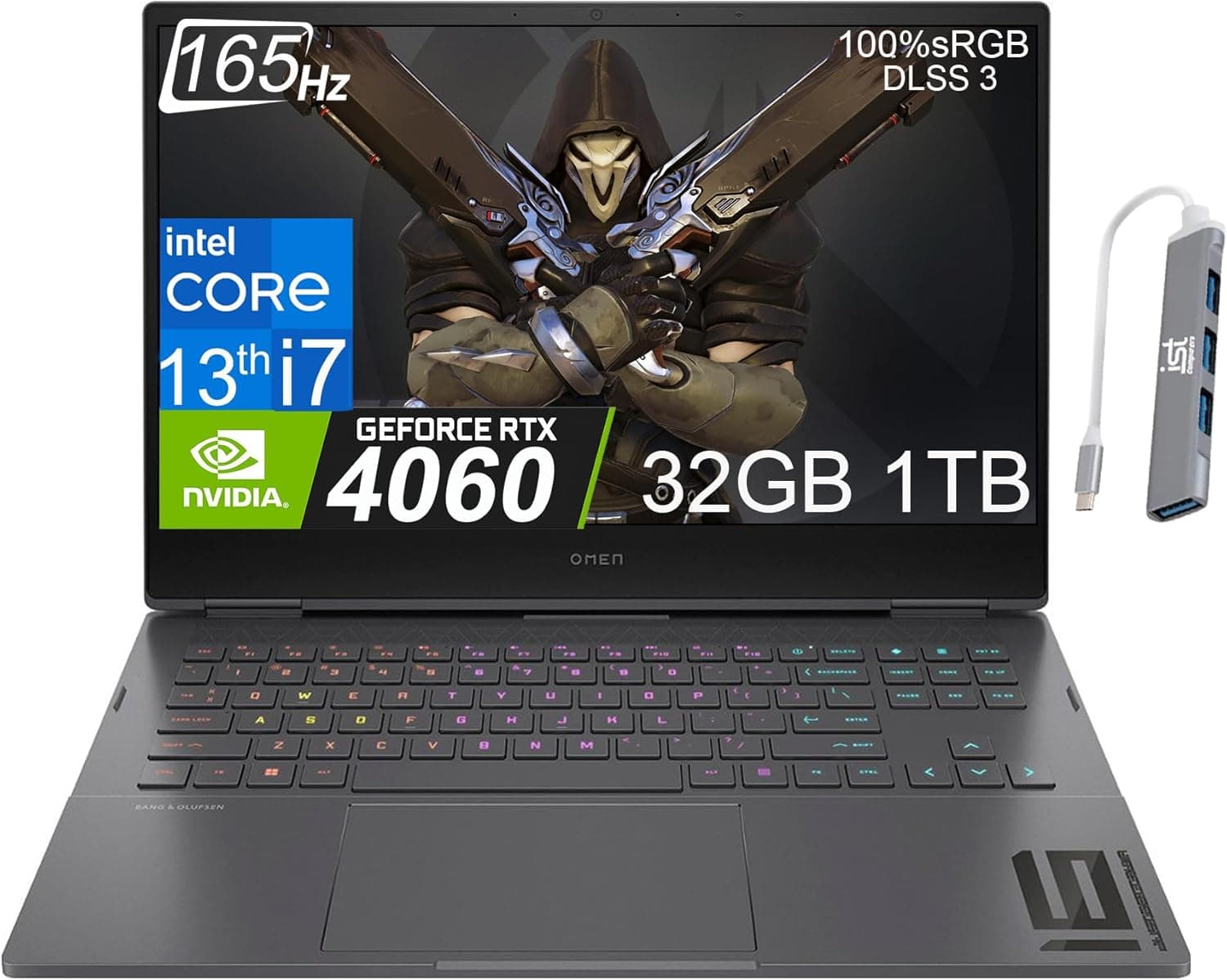 HP OMEN 16-wd0012nia GAMING 13th Gen Intel Core i7-13620H 16GB RAM 512GB